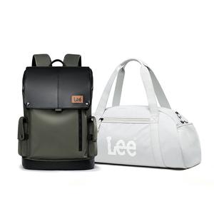 Lee Тканевая дорожная сумка объемом 40 л, унисекс, светло-серый цвет
