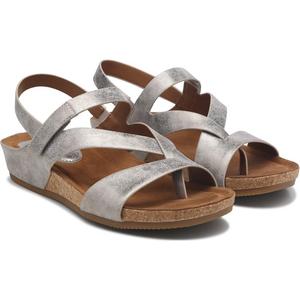 Сандалии на мягкой стельке Gianetta Eurosoft, silver gold