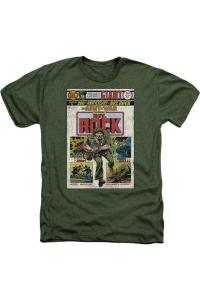 DC Comics St Rock Cover Adult Heather футболка / футболка Gildan, хаки