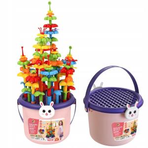 Блоки В Ведре Цветы Волшебный Сад Творческий Пазл 156 Шт. Midex