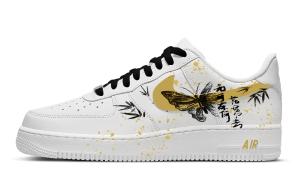Nike Кроссовки Air Force 1 с антискользящим покрытием, износостойкие, низкие, для скейтбординга, унисекс, белые