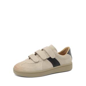 BOERDIQI Женские легкие и дышащие низкие скейтерские кроссовки - песочный цвет (подкладка из овчины), цвет Sand (Sheepskin Lining)