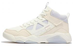 Кеды, скейтборд обувь женская высокая белый серый 361°