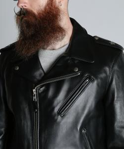 613UST ONESTAR TALL/Кожаная куртка One Star Tall для высоких всадников