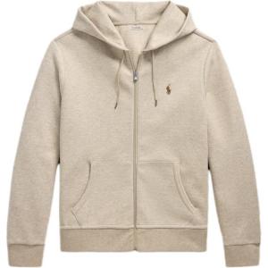 Ralph Lauren Поло худи на молнии двойной вязки, Beige