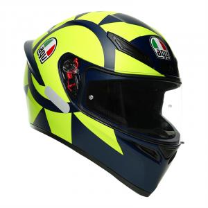 K1S сертификация CCC мотошлем полнолицевой ABS с одинарным визором унисекс для поездок на работу путешествий гонок на треке AGV, K1-S Soleluna 2018