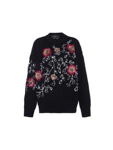 Женский свитер черного цвета faina