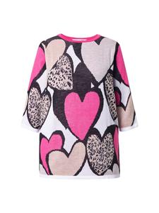 Свитер MIAMODA, разноцветный