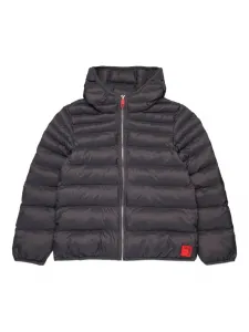 Пуховик с нашивкой-логотипом MAX&Co. Kids, черный