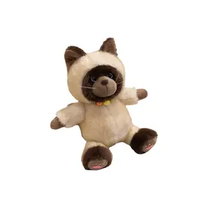 Милые бегающие сиамские кошки плюшевые куклы высота 30cm/40cm/60cm LOGISTAR, Siamese Cat