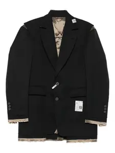 Куртка с потертостями Maison Mihara Yasuhiro, черный