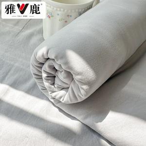 Yalu Простыня хлопковая 160х230 см, наволочка 1 шт, цвет Light Gray, дышащая