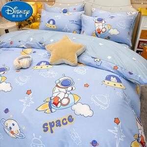 Disney Комплект постельного белья 4 предмета, 180 см, простыня, пододеяльник, 2 наволочки, цвет/тип