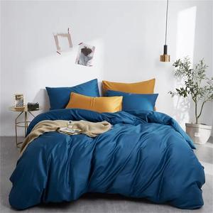 Fjnbbiot Комплект постельного белья из мягкого хлопка однотонный семейный Color 13