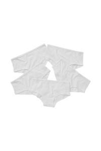 Набор из 5 простых трусов-хипстеров Just Essentials, белый