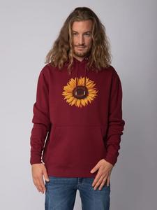 Толстовка wat? Apparel Sweatshirt Sonnenblume, цвет Weinrot
