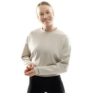 Женская укороченная толстовка для тренировок Siroko, пастельно-розовый