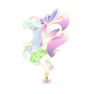 Коллекция "Архивы гор и морей" - "Змеиные грёзы" в блистерах MOYU, белый badge