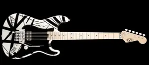 EVH Электрогитара, «Полосатая серия белая с черными полосами» Продавец