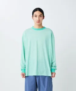 Летняя шерстяная полосатая футболка с длинными рукавами