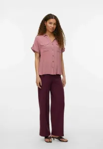 Рубашка с выпуклостями, блузка на пуговицах Vero Moda, Cashmere Blue