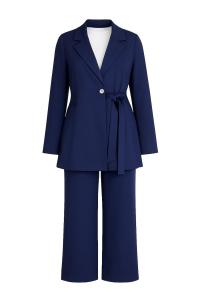 Брючный костюм MODAMIHRAM, темно-синий