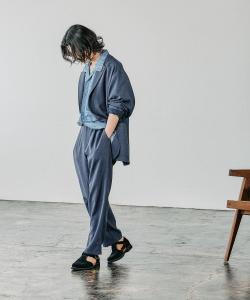 Кружевная рубашка цвета индиго Bayflow, цвет Light Blue 82