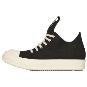 Rick Owens DRKSHDW Низкие парусиновые туфли женские черные