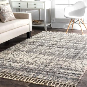 Ковер Pamela Moroccan Tassel Rug nuLOOM, 122x183 см, мультиколор