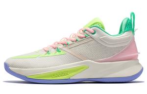 Баскетбольные кроссовки Restraint 3 мужские с низким верхом Sigo/флуоресцентный зеленый/розовый 361°