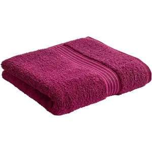 Полотенца SUPREME премиум-класса, роскошного качества, 650 г/м², 50x100 см, комплект из 2 шт. Christy, малина