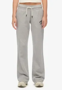Вышитые расклешенные спортивные штаны Superdry & Co, Glacier Grey Marl