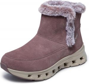 Женские ботильоны Skechers Glide-Step Pro-Cozy Wish с легким надеванием без рук, Mauve