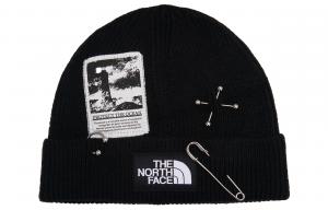 Нейлоновая шапка-бини унисекс The North Face, черный-round crown