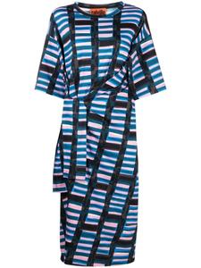 colville платье миди с абстрактным принтом, черный