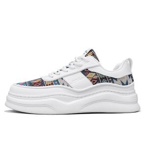 Мужские кроссовки для скейтбординга с низким верхом, амортизирующие, износостойкие, дышащие, противоскользящие G.N.SHIJIA, White Blue