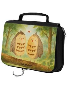 Mr. & Mrs. Panda Косметичка с изображением совы, без слогана, белого цвета