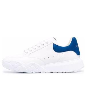 Кроссовки oversized court trainer 'white blue' Alexander Mcqueen, белый