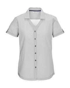 KILLTEC Функциональная рубашка KOS 46 WMN WVN SHRT для походов/отдыха/трекинга женская, темно-синяя, без