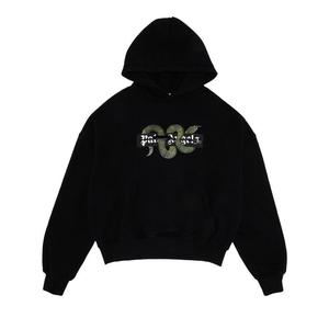 Худи Palm Angels Snake Zip Box Logo Hoodie, Black/Green