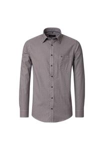 Мужская повседневная рубашка с принтом повседневного кроя CASAMODA, оранжевый