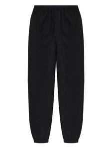 Эластичные спортивные брюки с завязками на шнурке MM6 Maison Margiela, черный