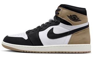 Jordan Air Jordan 1 винтажные баскетбольные кроссовки женские, Hemp/Black/Summit White/Hemp
