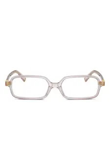 Очки в прямоугольной оправе Miu Miu, серый