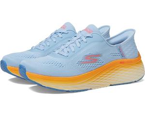 Кроссовки SKECHERS Max Cushioning Elite 2.0 Solace Hands Free Slip-Ins, цвет Blue/Orange