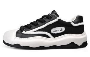 Холщовые кеды унисекс с низким верхом Beck, черный