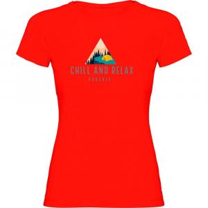 Футболка с коротким рукавом Kruskis Chill And Relax, красный