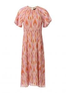 Платье миди COMMA Dress, цвет mandarine