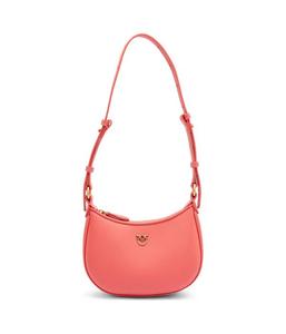 Кожаная сумка через плечо полумесяц, малышка Pinko, розовый