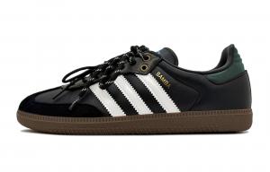 Adidas Originals Низкие противоскользящие кроссовки для скейтбординга SAMBA OG унисекс, черные, белые, зеленые